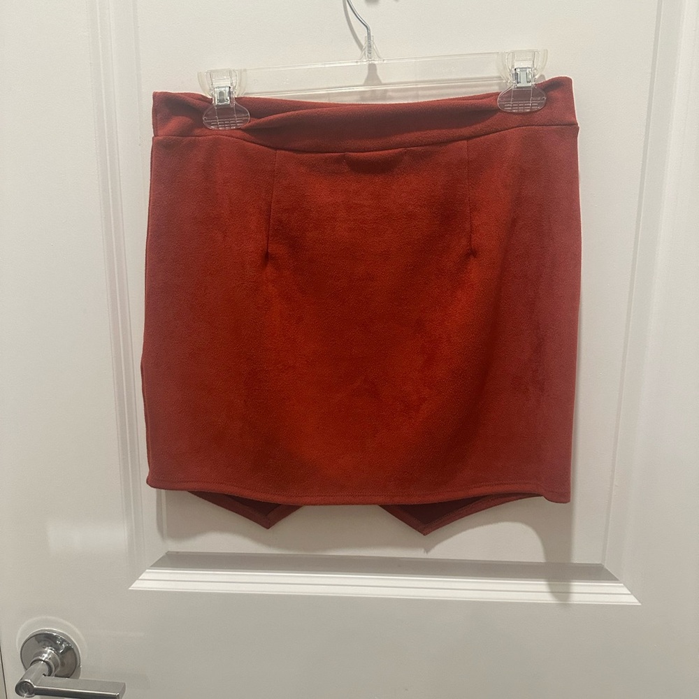 Suede mini skirt - Picture 2 of 3